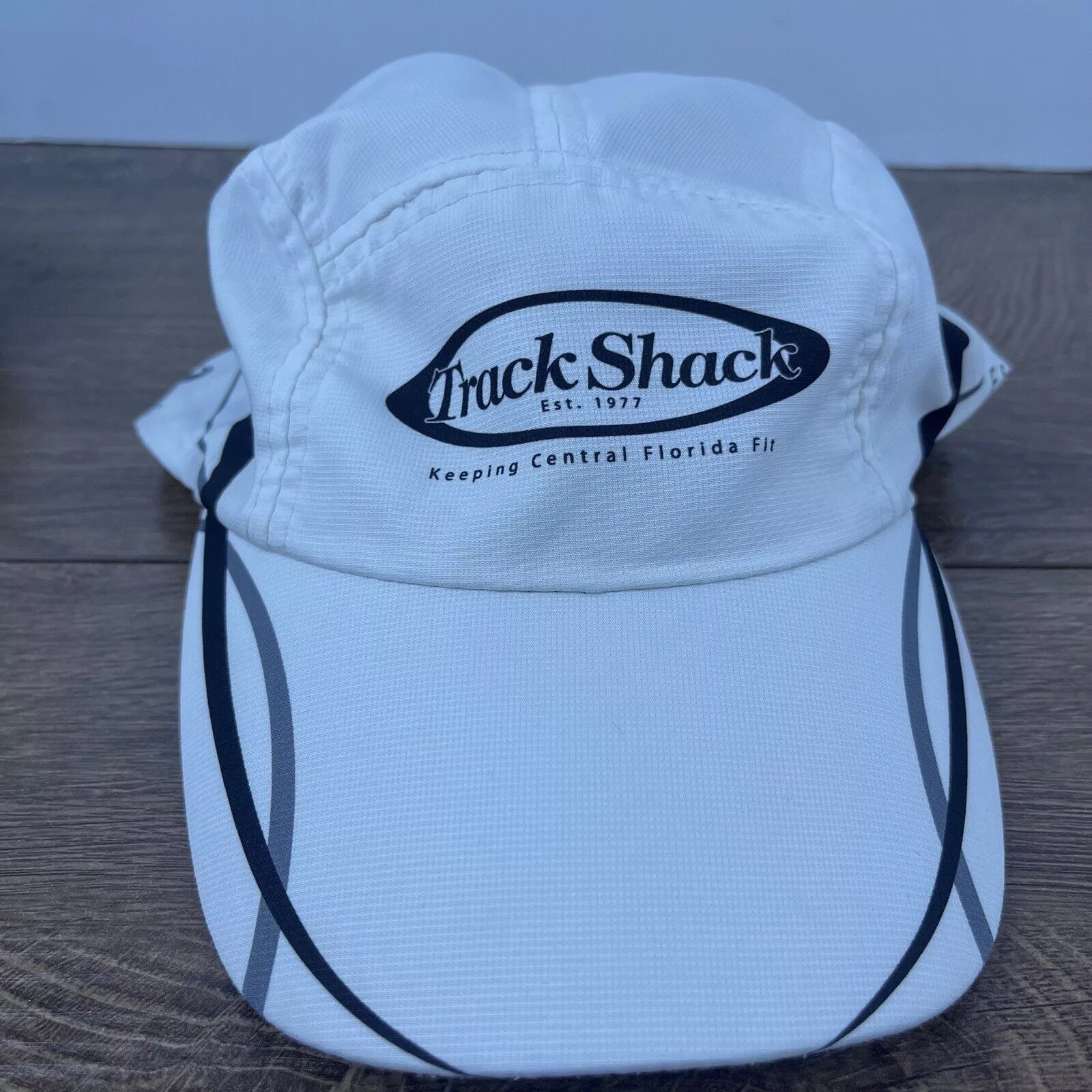 Other Hats Other Track Shack Hat Central Florida White Cap Hat Adjustable Hat