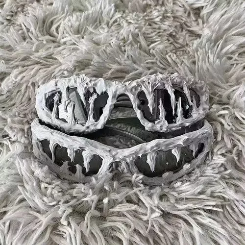 Designer Glasses Designer × Japanese Brand Epoxy handmade custom avant-garde sunglasses Multi Streetwear
