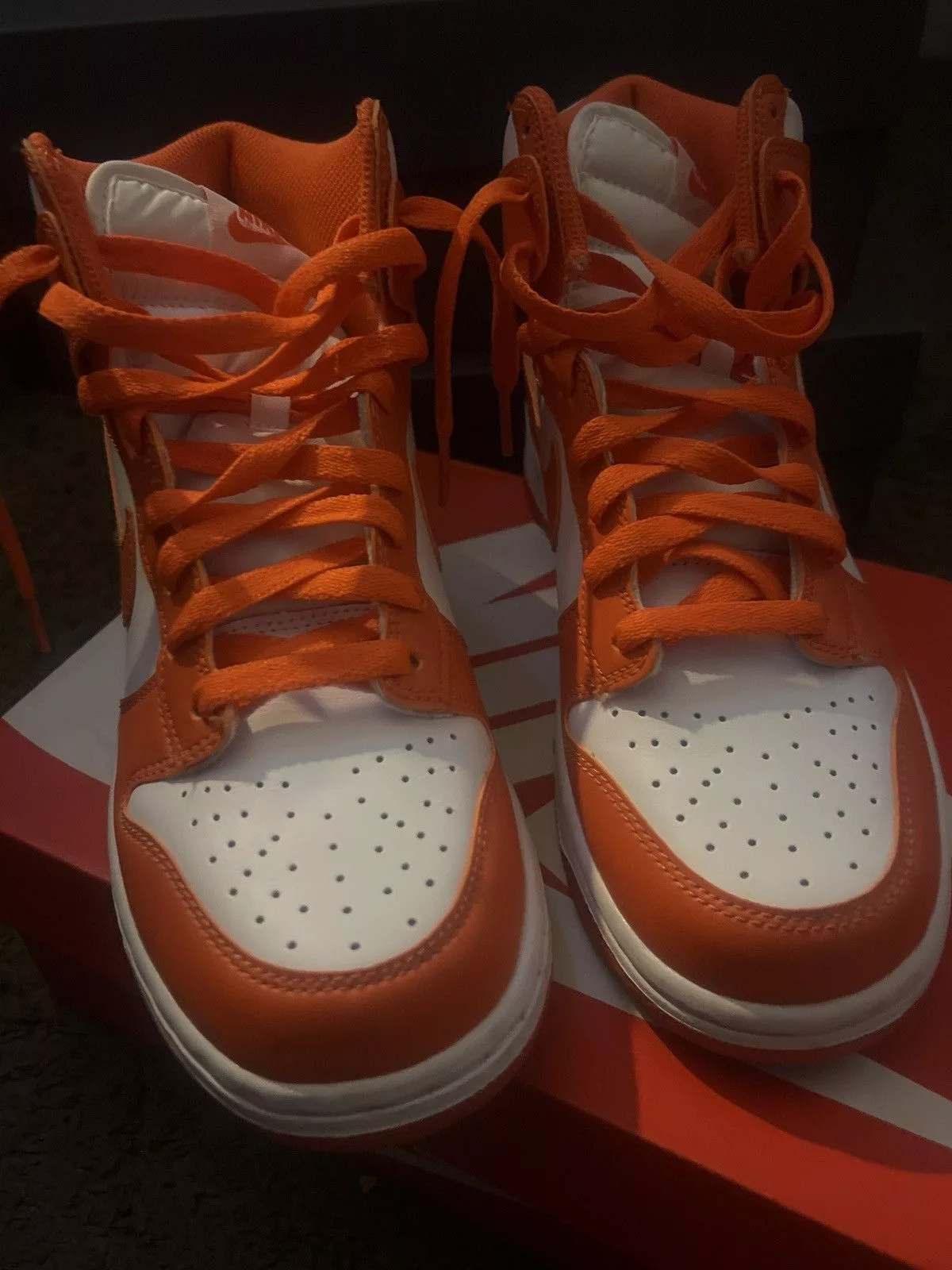 Nike Hi Top Sneakers Nike Syracuse dunk high gs Orange