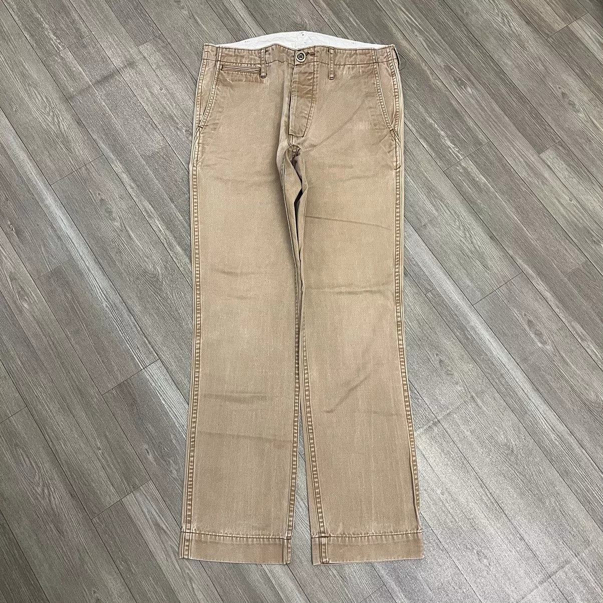 Visvim Casual Pants Visvim High Water Buckle Back Chino Pants Brown