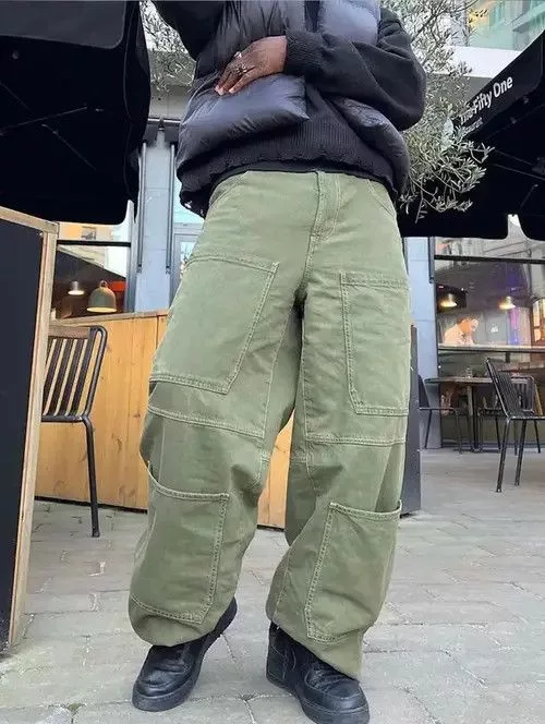 Individualized Shirts Denim Individualized Shirts × Japanese Brand Baggy Pants y2k Black Vintage