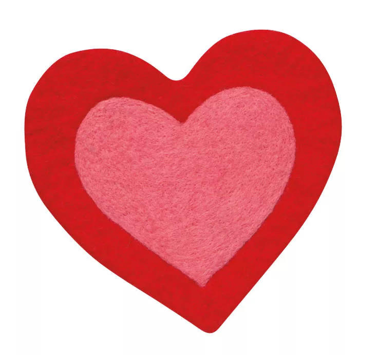 Heart Felt Wool Trivet