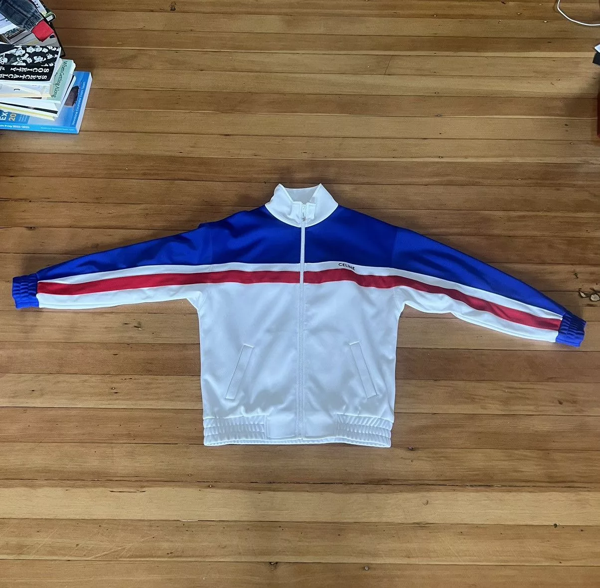 Celine Light Jackets Celine × Hedi Slimane Celine 2023 track jacket White