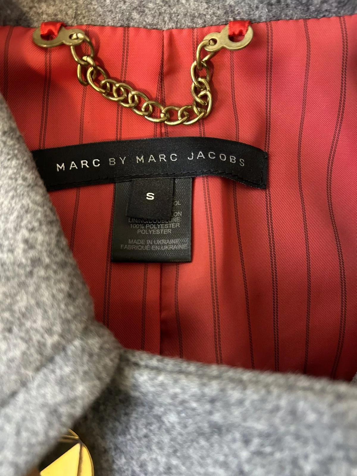 Marc Jacobs Coats Marc Jacobs marc jacob's wool coat Gray