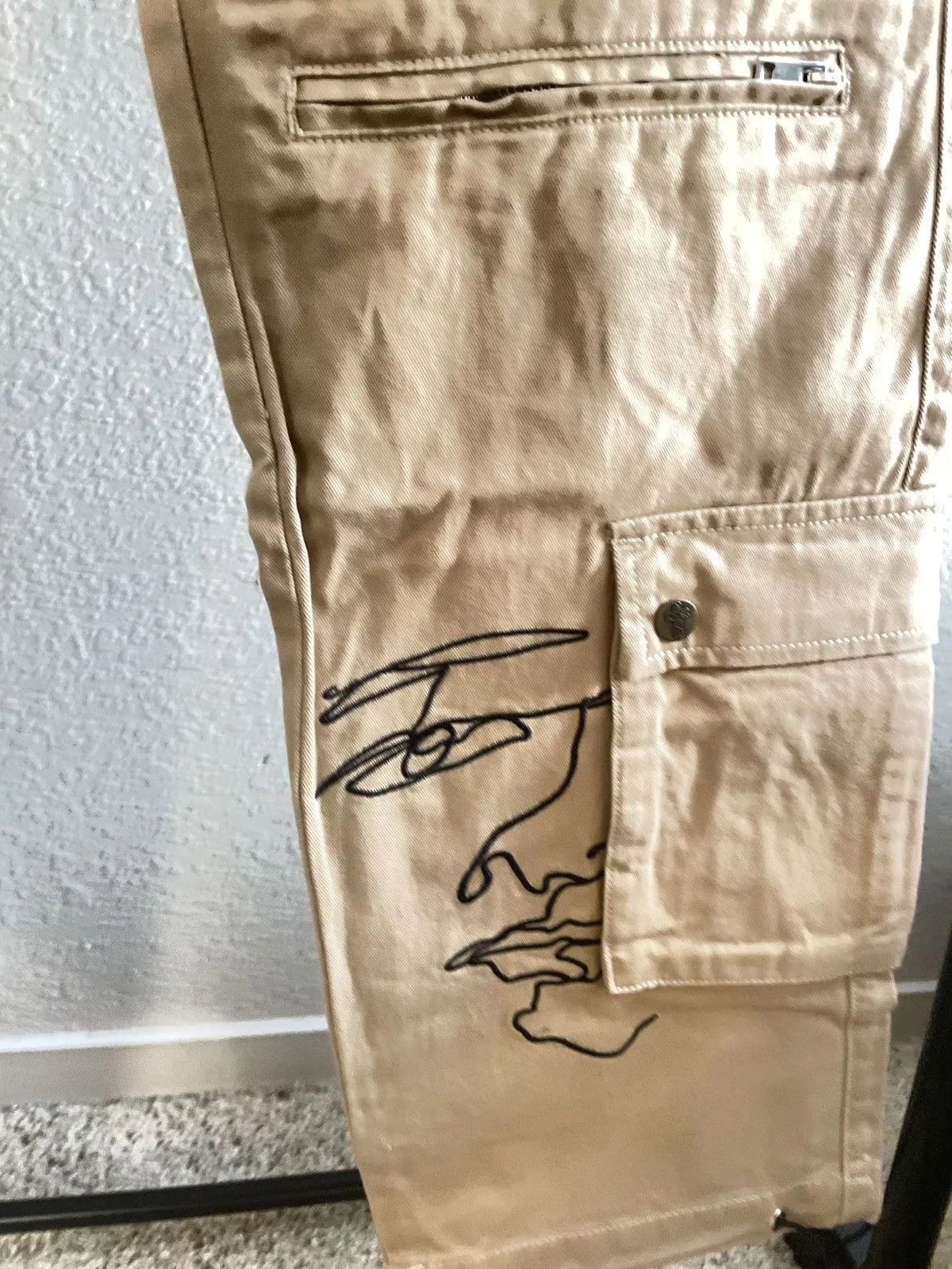 Vintage Denim Vintage NOBRAC SUPPLY Faces Cargo Pants Brown