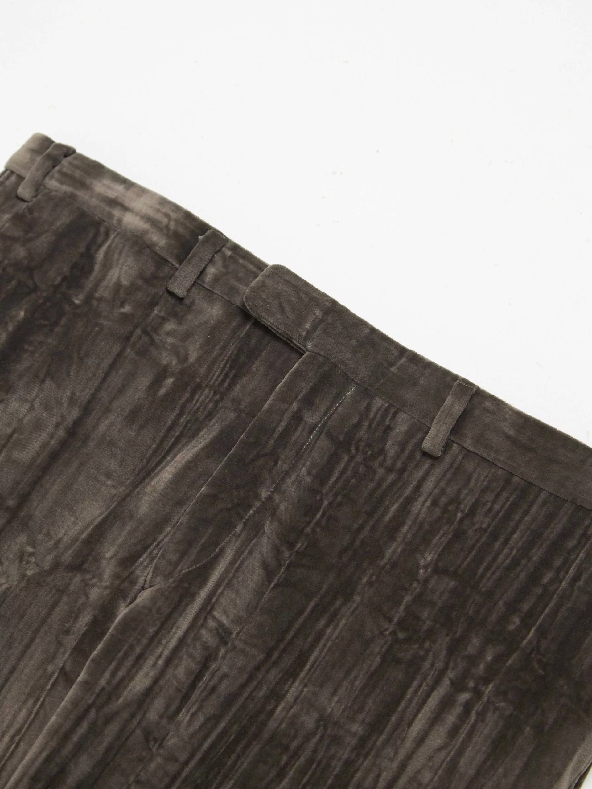 Givenchy Casual Pants Givenchy Gray Velvet Suit Trousers