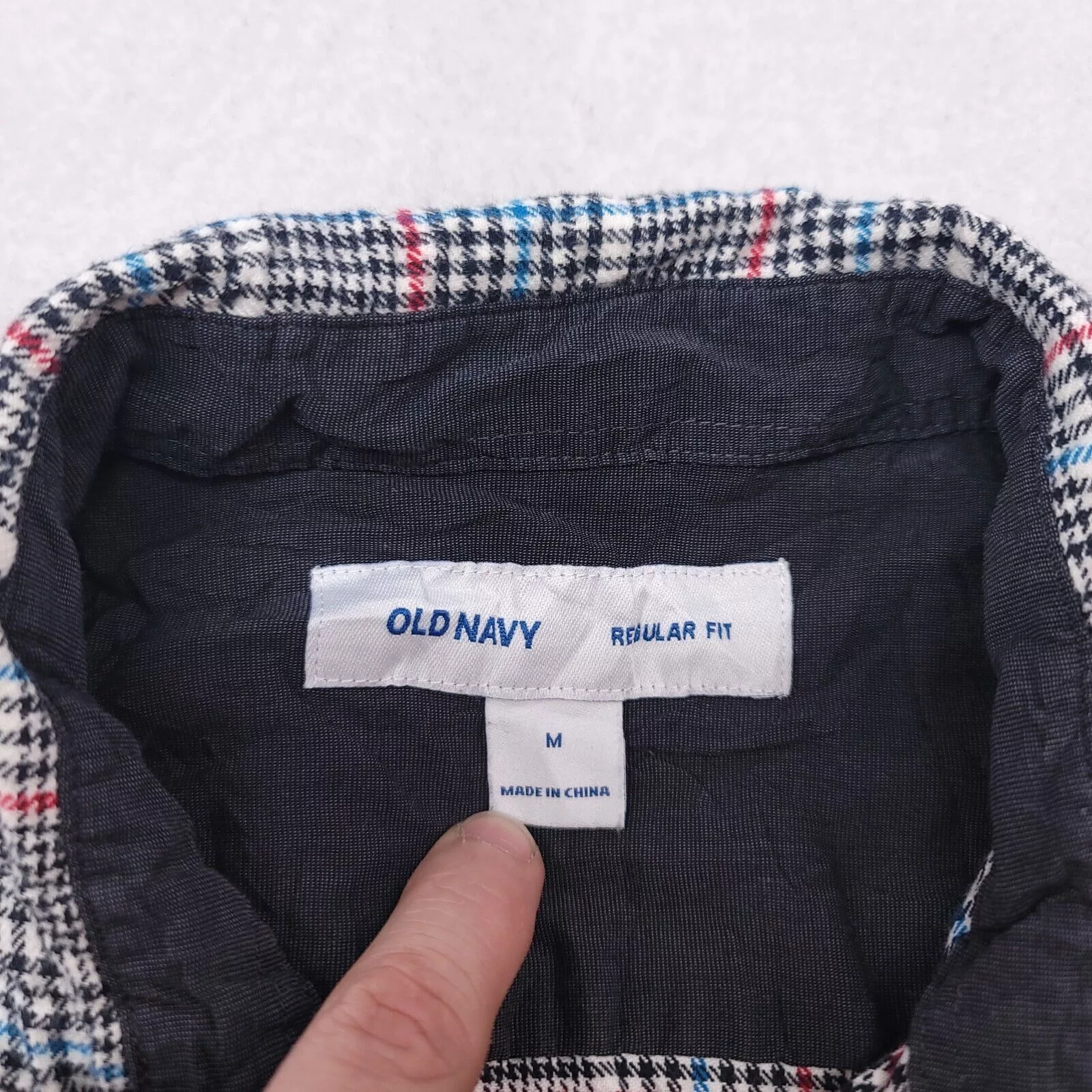 Old Navy Shirts Button Ups Old Navy Tartan Flannel Shirt Mens Size Medium M Blue Red
