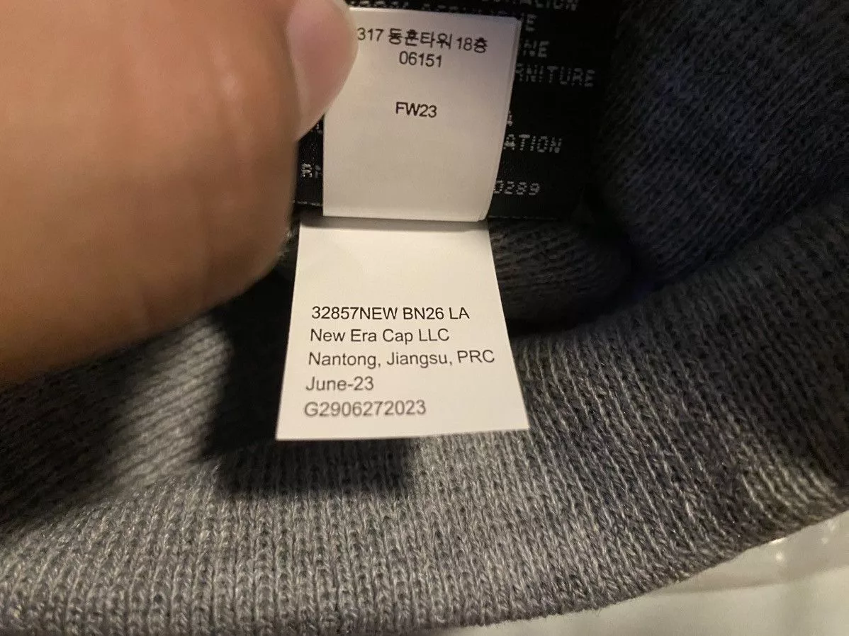 Supreme Hats Supreme FW23 Camo Box Logo Beanie Heather Gray