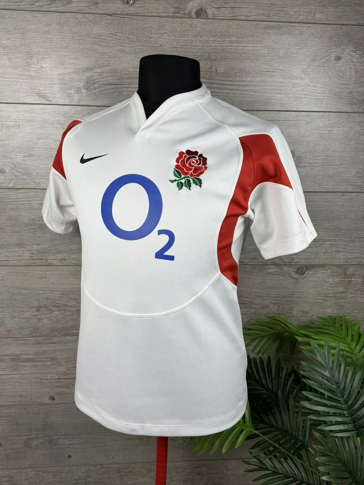 Nike Jerseys Nike × Vintage Nike rugby 🏉 England 🏴󠁧󠁢󠁥󠁮󠁧󠁿 size M White