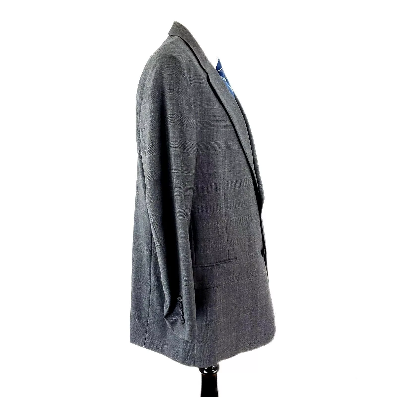 Hart Schaffner Marx Blazers Hart Schaffner Marx Wool 2 Button Blazer 42R Gray Sharkskin