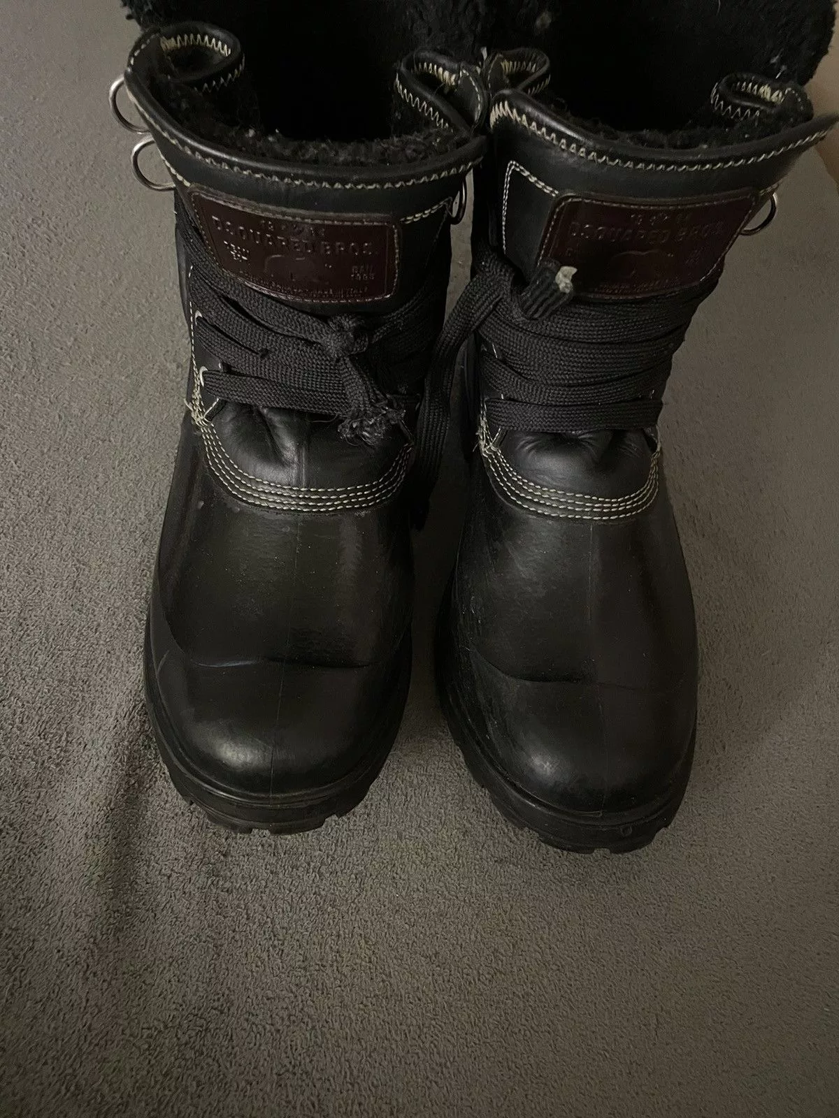 Dsquared2 Boots Rare dsquared2 89s winter boots Black