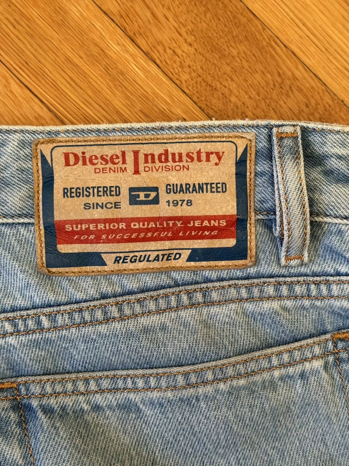 Diesel Denim DIESEL double zip DENIM Blue