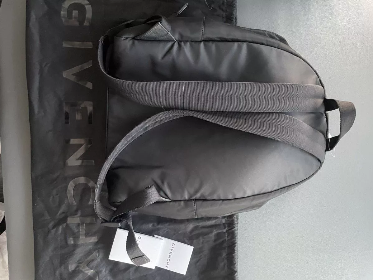 Givenchy Backpacks Givenchy Rare Limited Super Runway Classic Logo Everyday Backpack Black