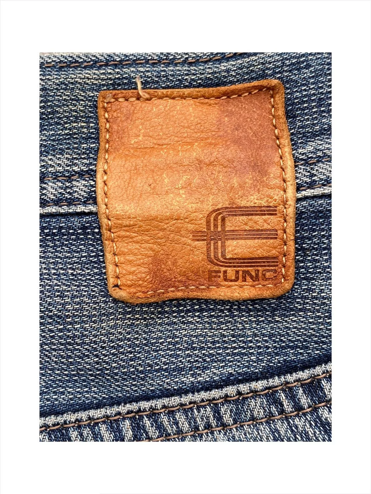 Edwin Denim Vtg Edwin E-function Curved Leg Distressed Denim MadeInJapan Blue Vintage