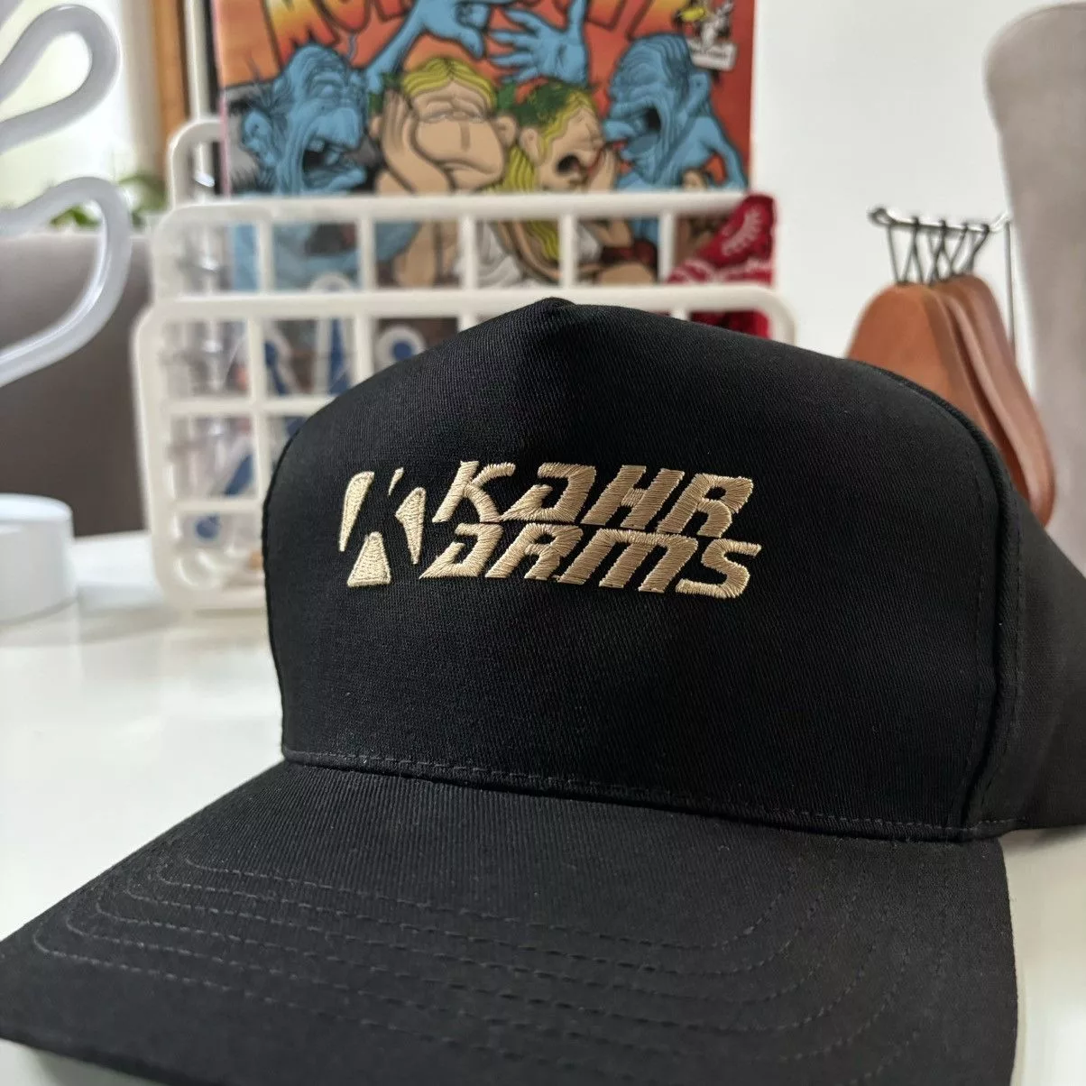 Vintage Hats Vintage 1990s KAHR firearms Snapback Hat Black