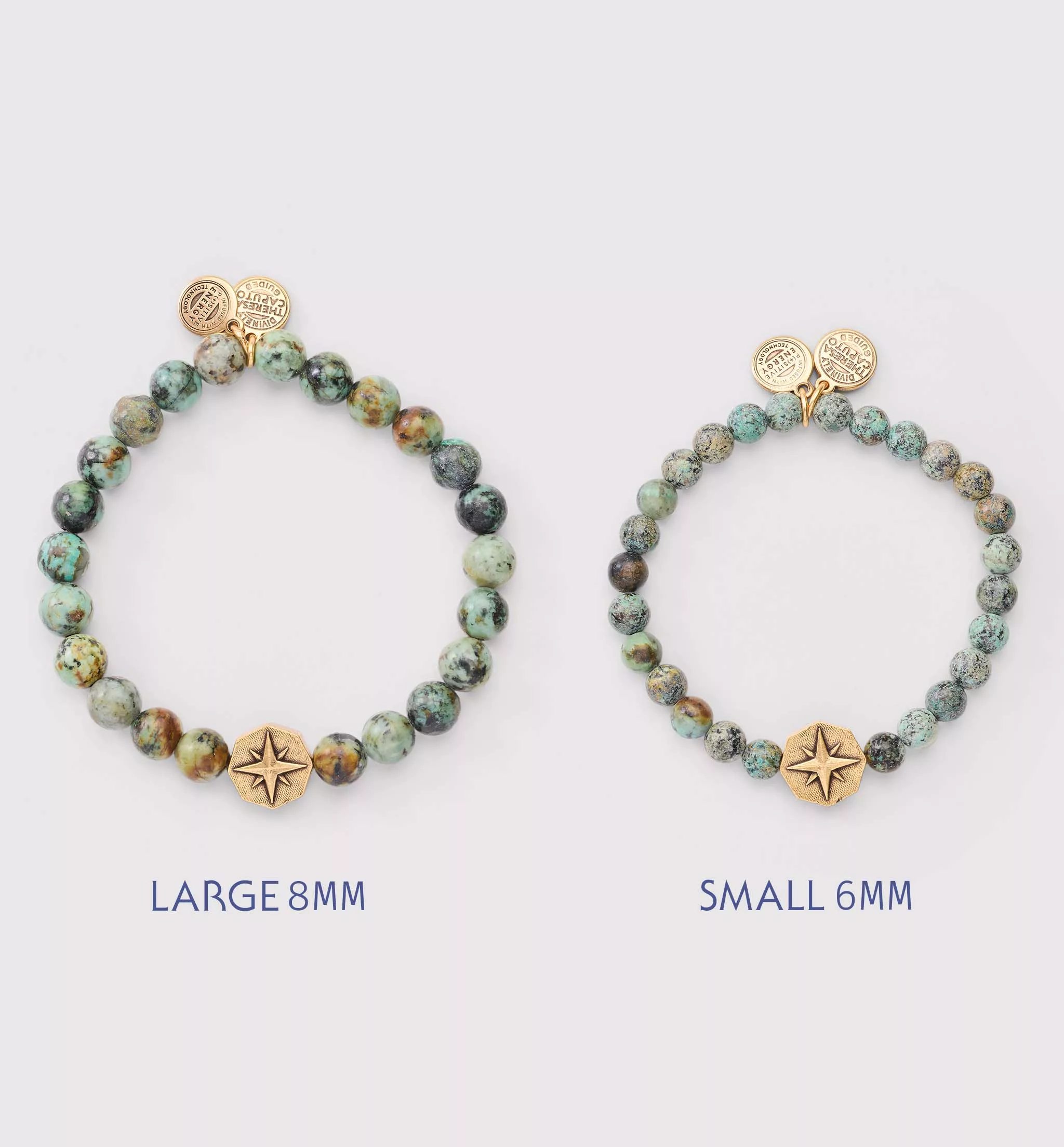 Divine Guidance African Turquoise Stretch Bracelet
