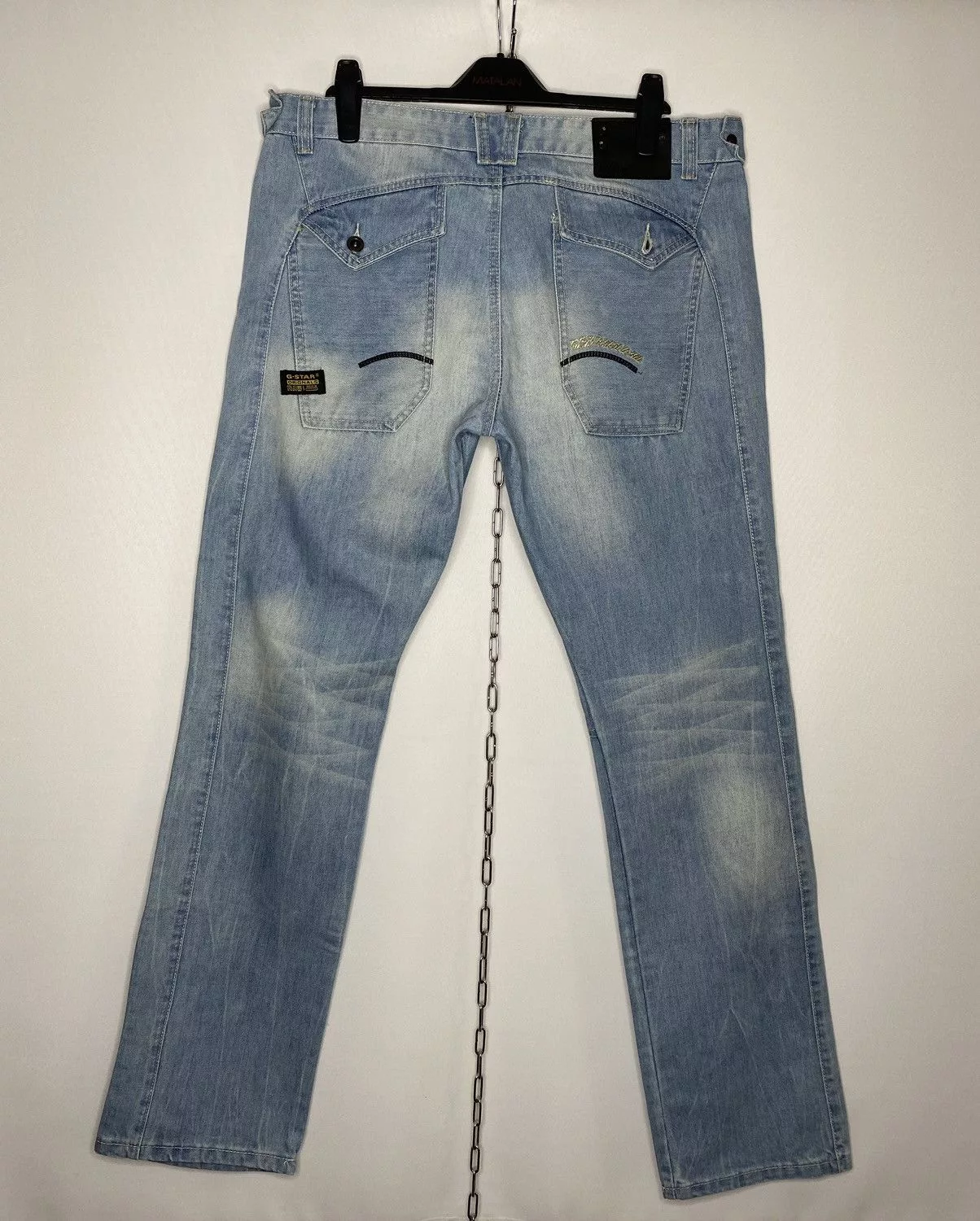 G-Star Denim G-Star × Vintage Vintage G-Star Raw Denim Jeans Tab Size 36x34 Blue Streetwear