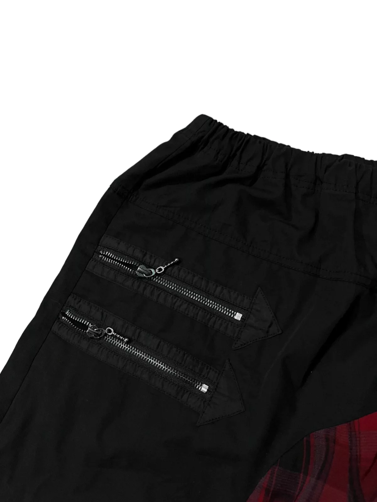 Japanese Brand Shorts Japanese Brand Algonquins Bondage Tartan Short Black