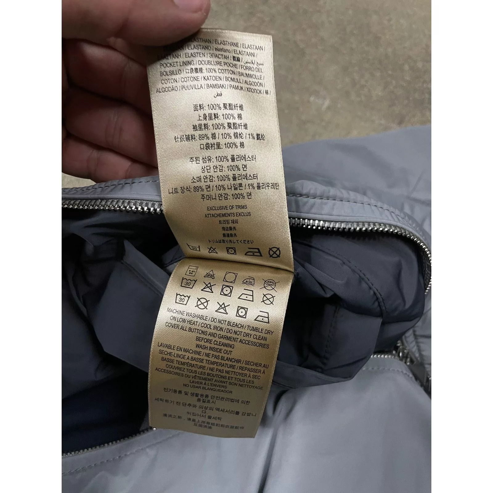 Burberry Light Jackets Burberry Windbreaker Grey 52 Used Gray