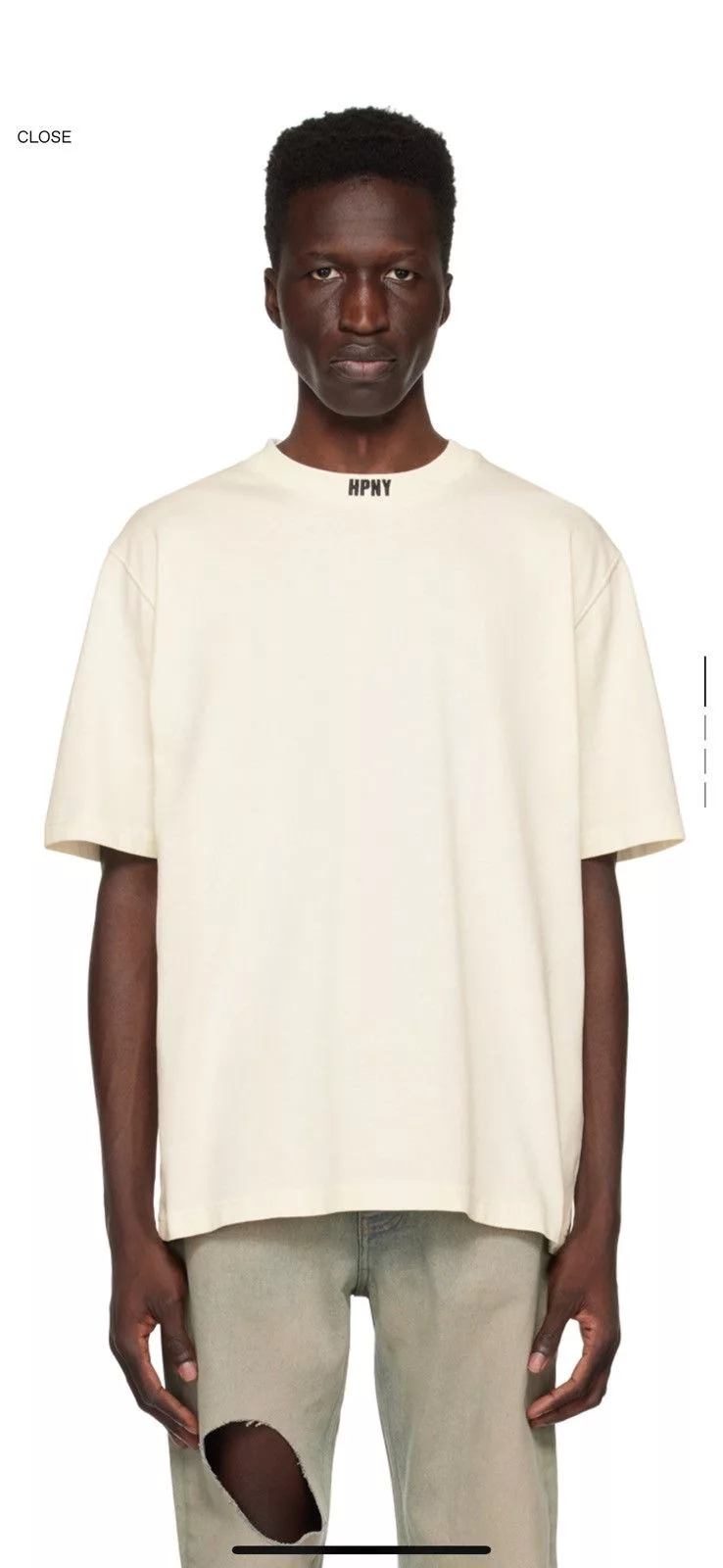 Heron Preston Short Sleeve T Shirts Heron Preston HPNY Tee White