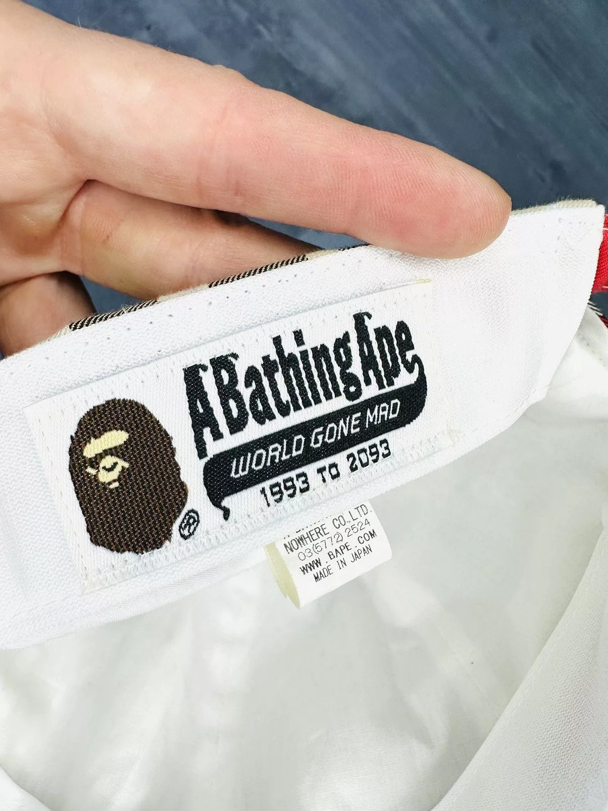 Bape Hats Bape Check Panel Cap Beige