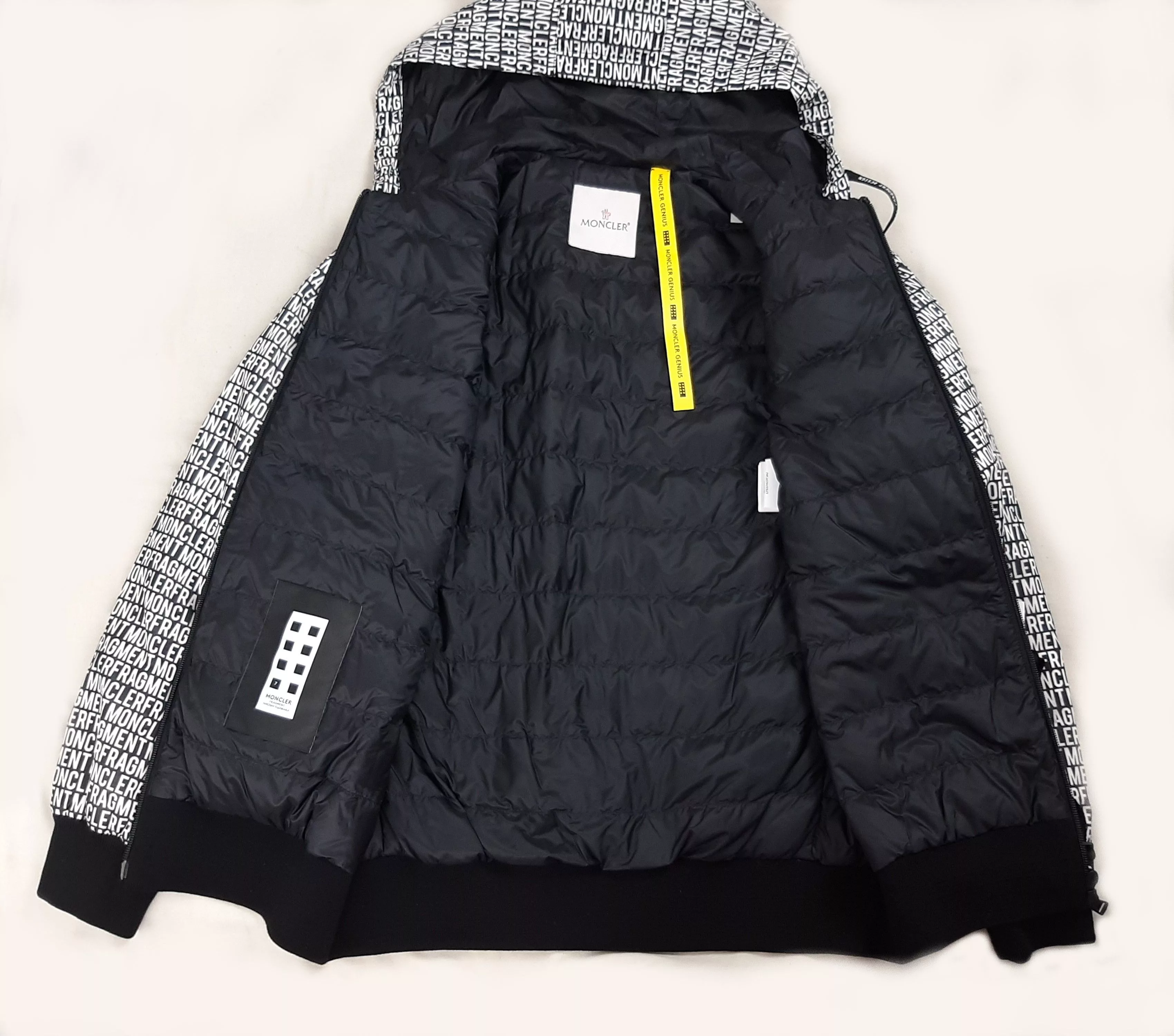 Fragment Design Light Jackets Fragment Design × Moncler Moncler x Fragment Rap Jacket Multicolor Men's Size 2