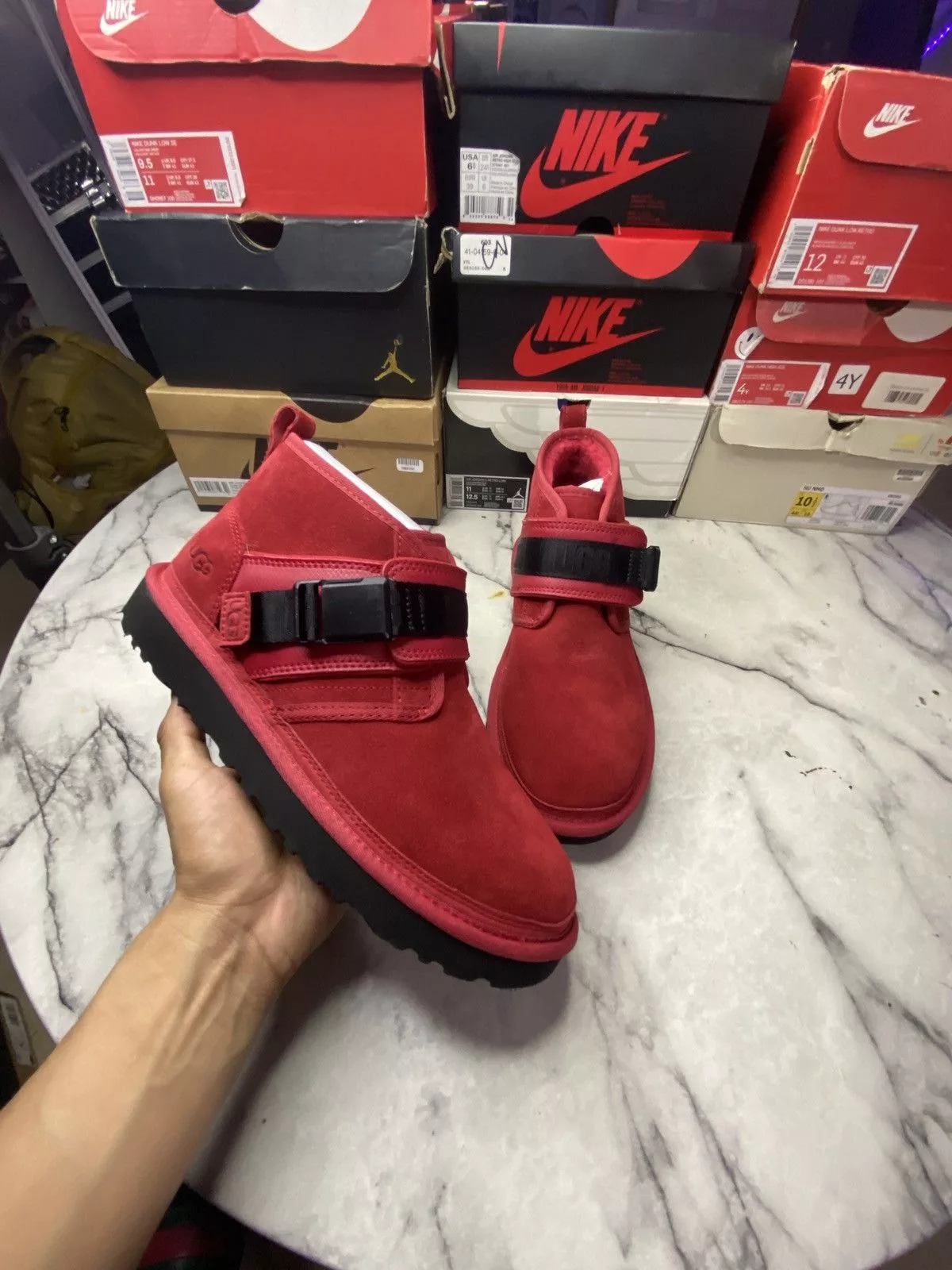 Ugg Boots UGG strap boot red new