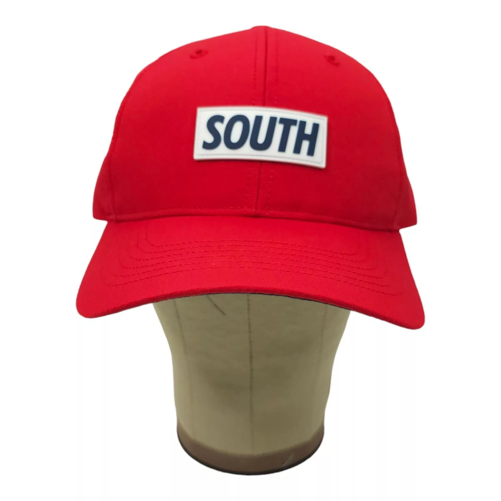 Richardson Hats Richardson South Rubber Patch Performance Strapback Cap Red