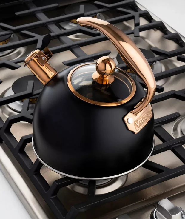 Viking Black and Copper Tea Kettle