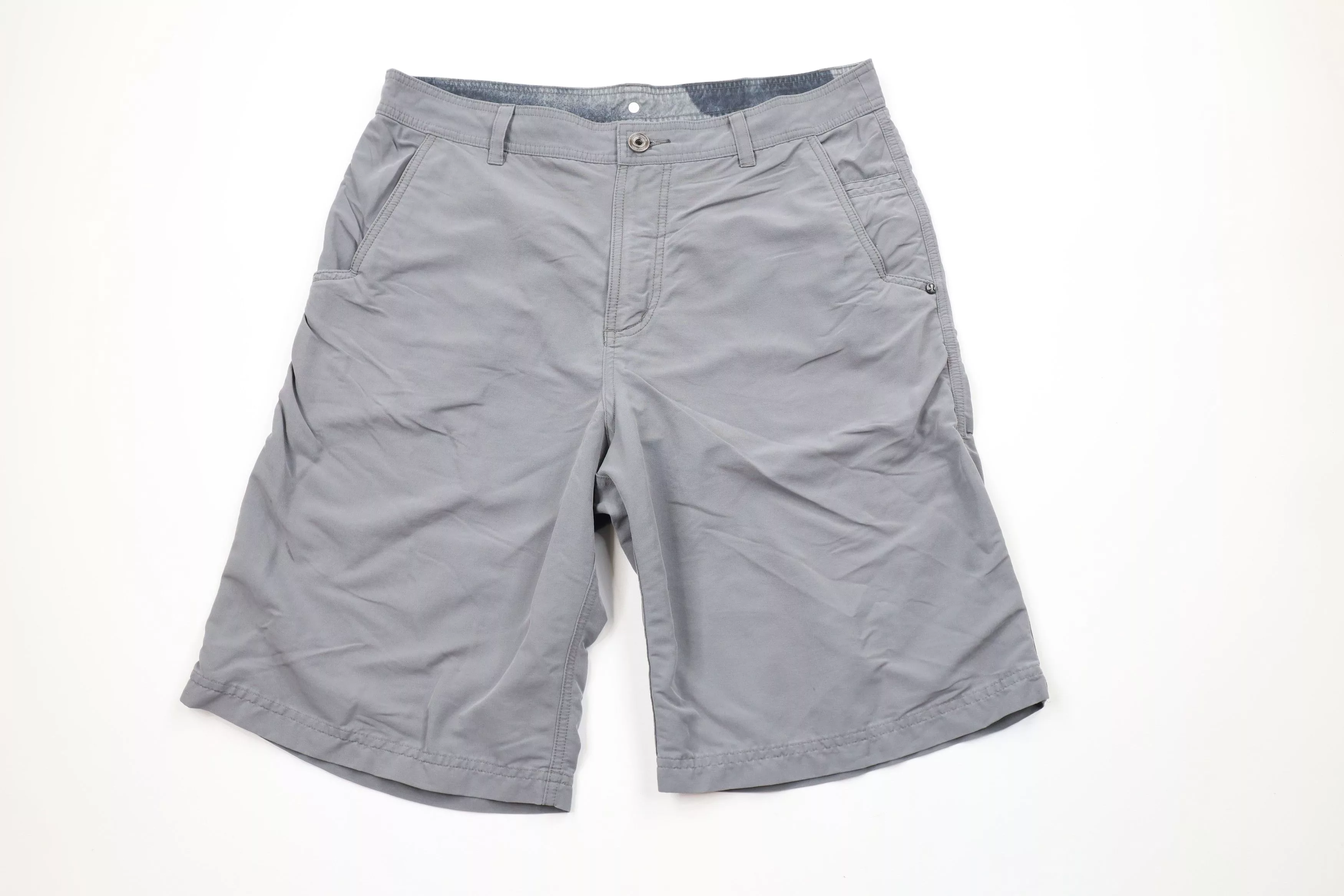 Lululemon Shorts Lululemon × Vintage Vintage Lululemon Flat Front Stretch Golf Chino Shorts Gray