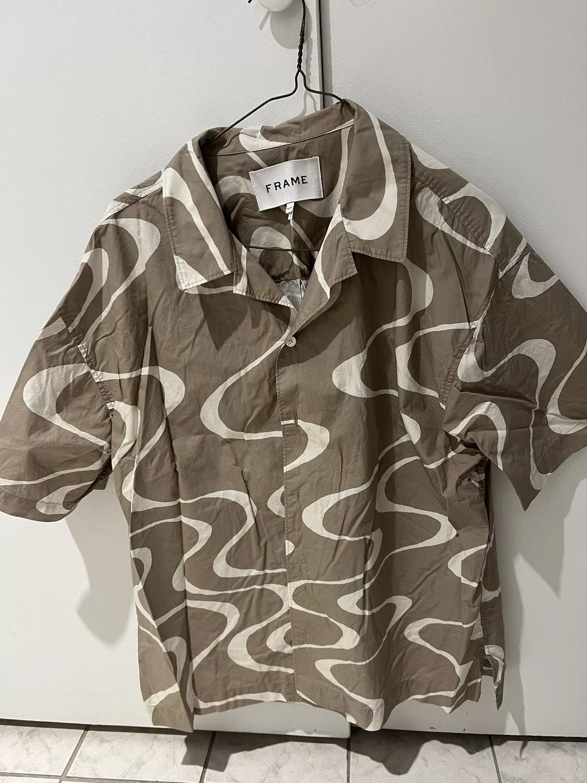 Frame Shirts Button Ups Frame button down Beige