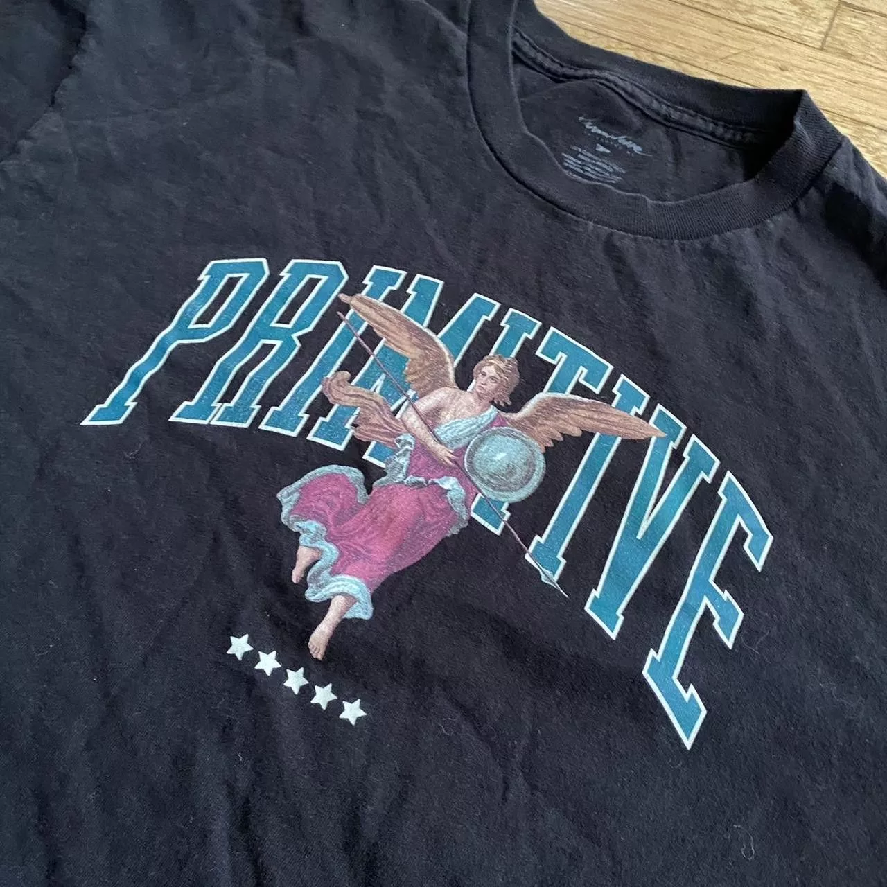 Primitive Short Sleeve T Shirts Primitive graphic tee Black