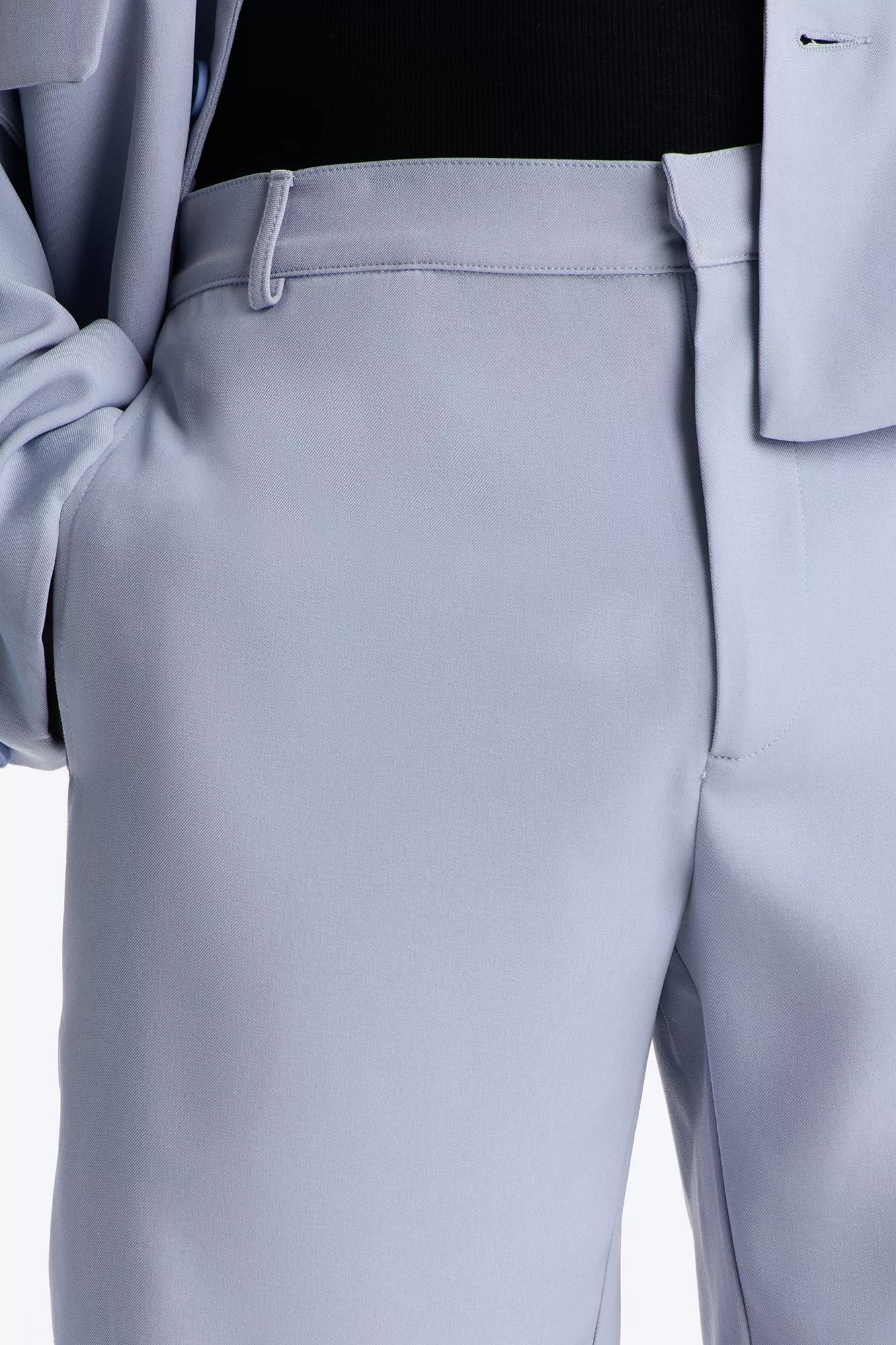 Maison Tailored Belvedere Slim Short - Light Blue