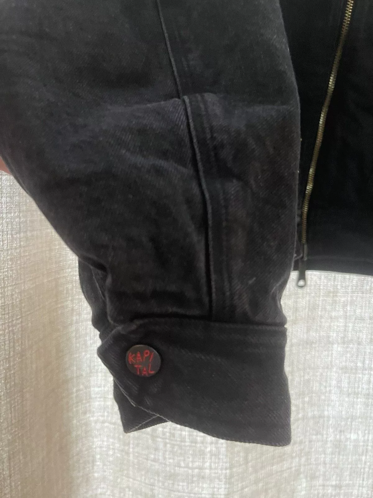 Kapital Denim Jackets KAPITAL Reversible Jacquard and Denim Jacket Blue