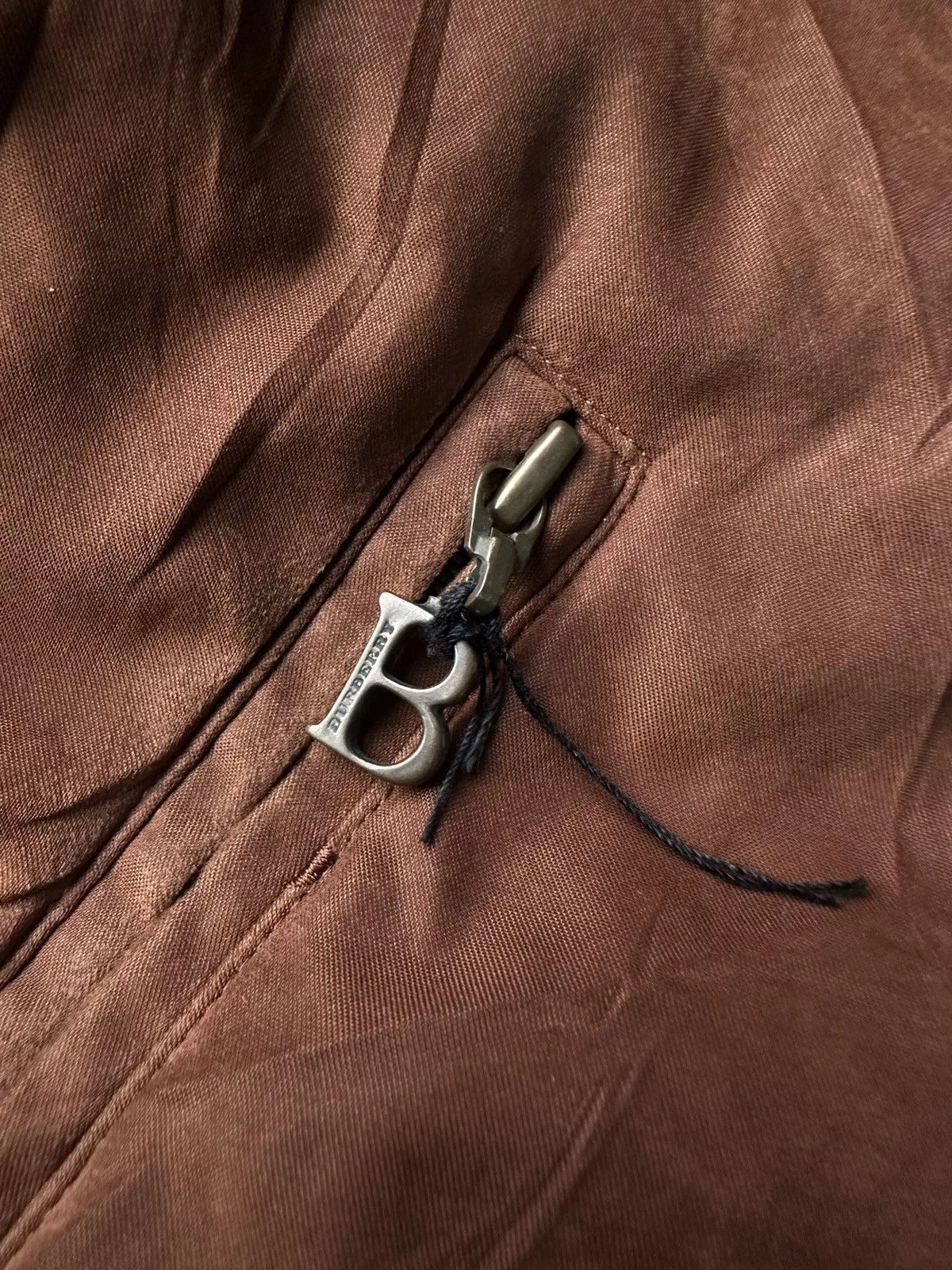 Burberry Jackets Burberry B Embroidery Jacket Brown