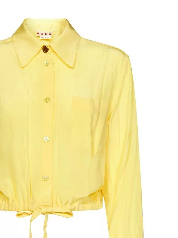 Marni Button Ups Marni o1srvl11e0624 Shirt in Yellow