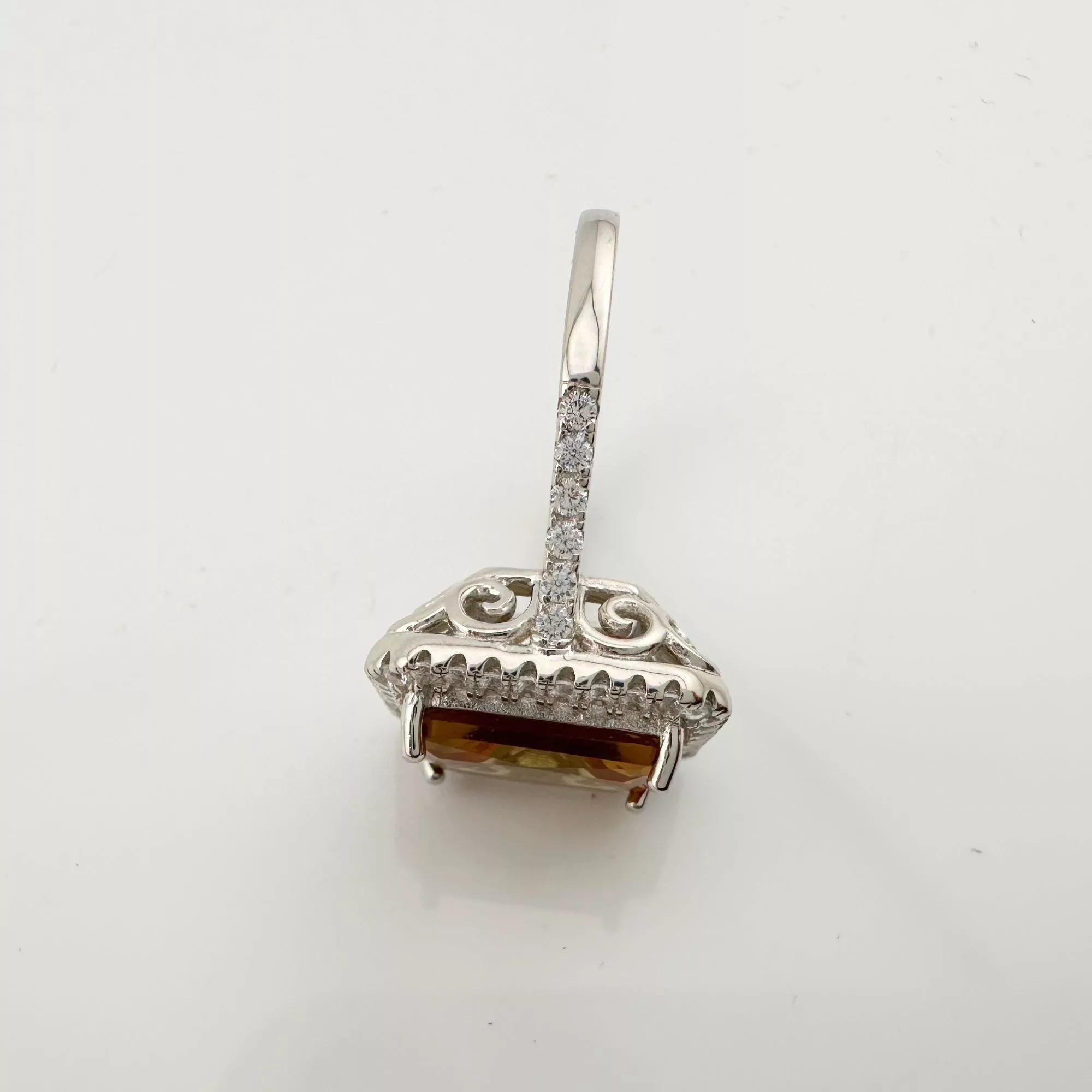 Other Rings Other Elegant Emerald Cut Lab Created Sultanite Ring - Beautiful Silver