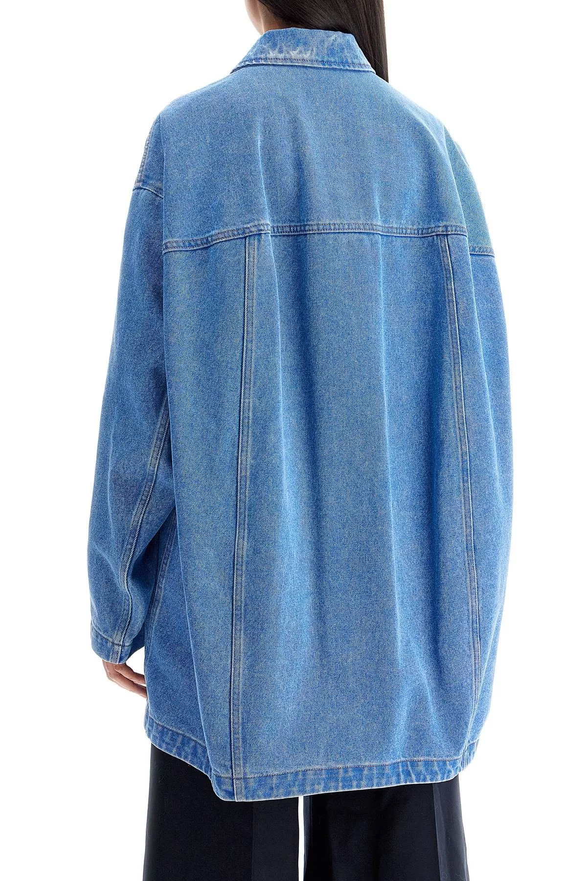 Marni Jackets MARNI 'Oversized Organic Denim Jacket Multi
