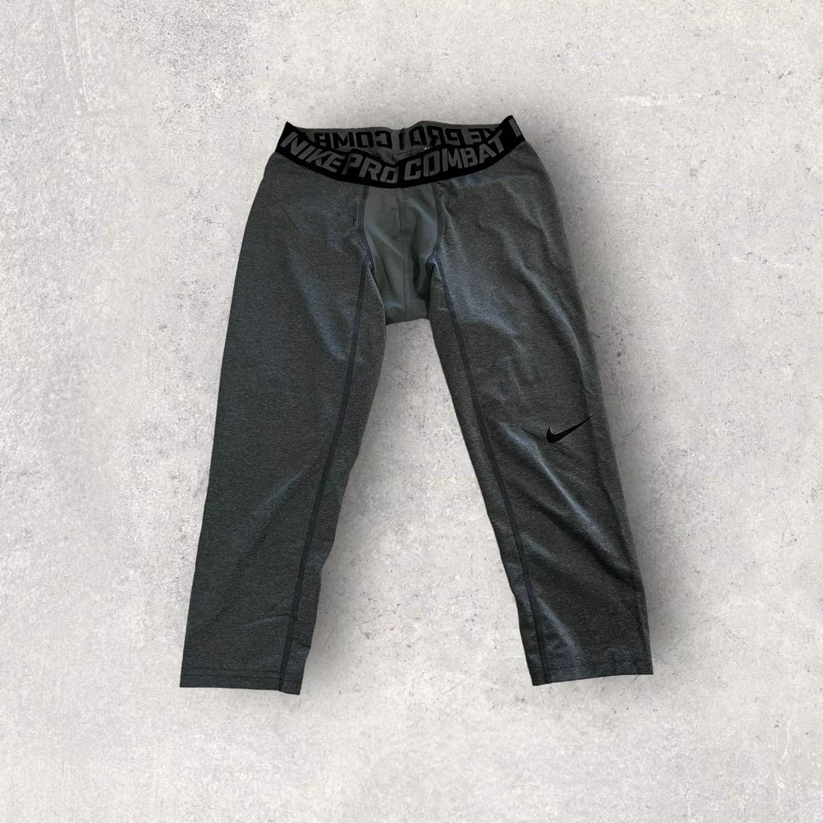 Nike Sweatpants Joggers Mens nike pro Leggings size medium Gray