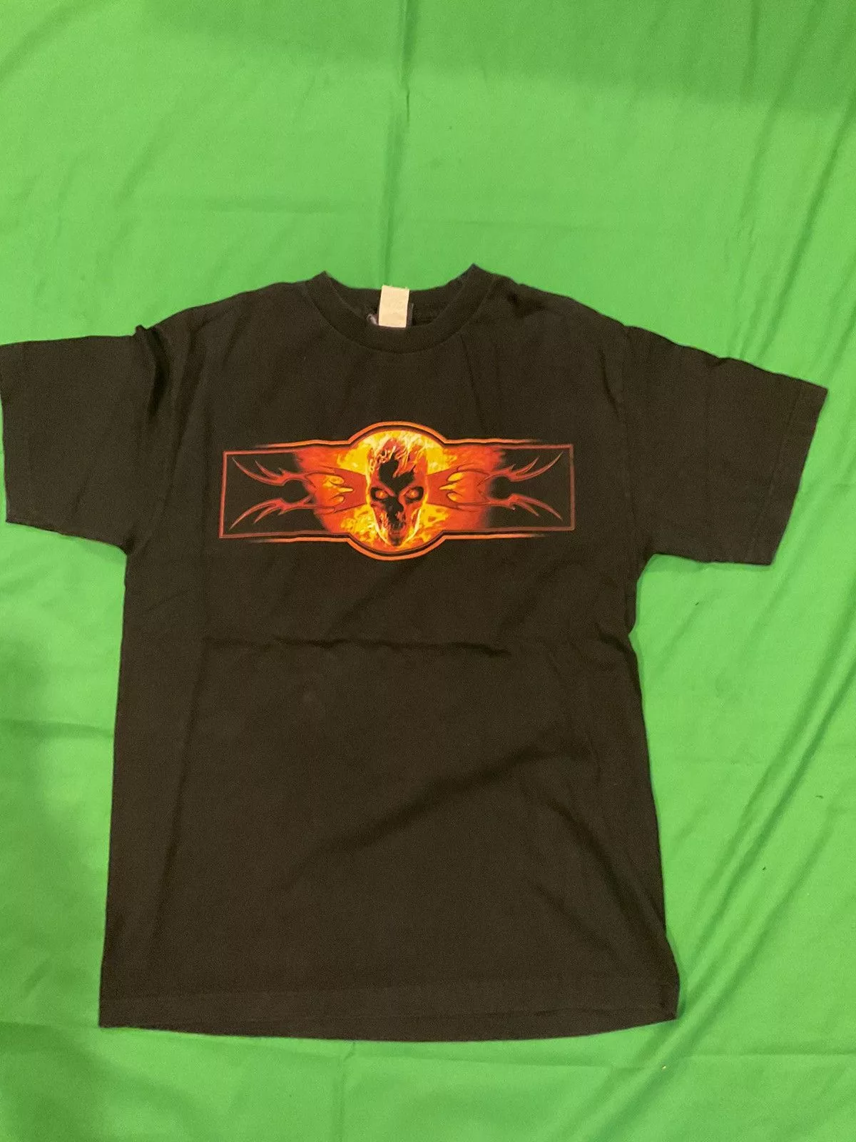 Marvel Comics Short Sleeve T Shirts Marvel Comics × Vintage Y2K Grim Reaper shirt Black Streetwear