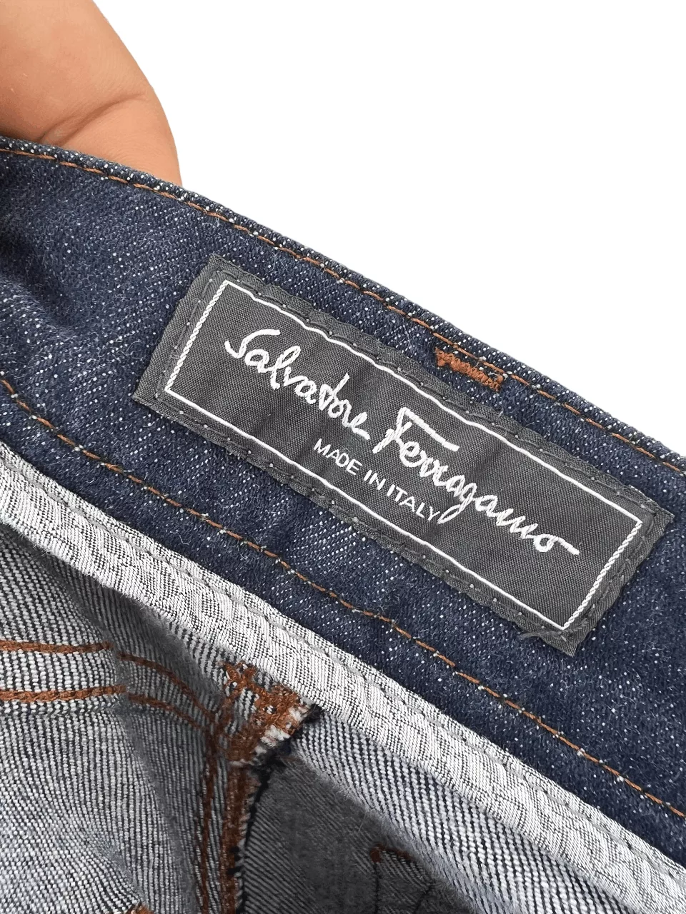 Salvatore Ferragamo Denim Jeans 46 Blue