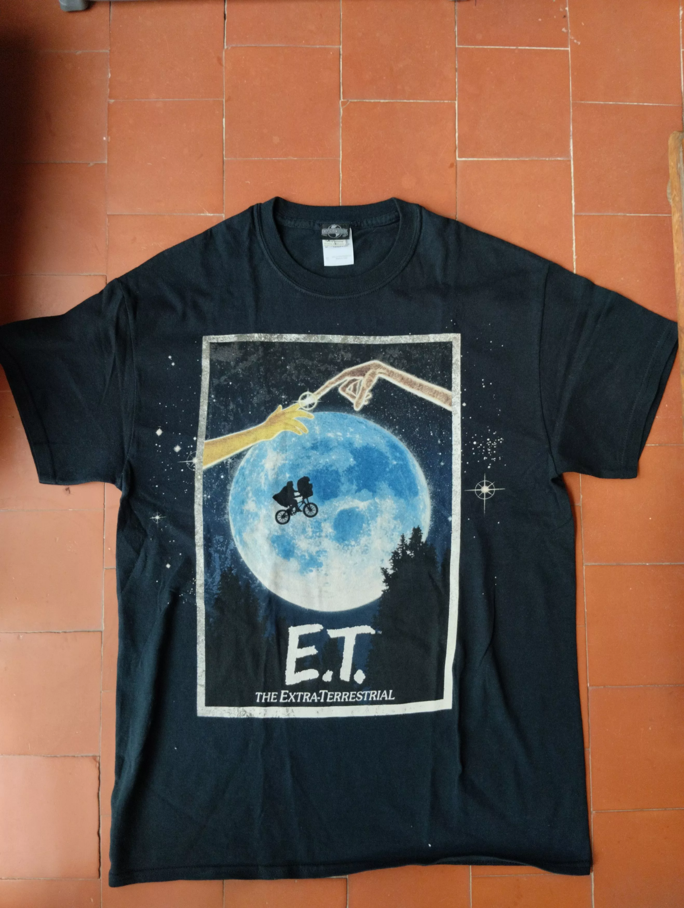 Universal Studios Short Sleeve T Shirts Universal Studios ET T shirt Black