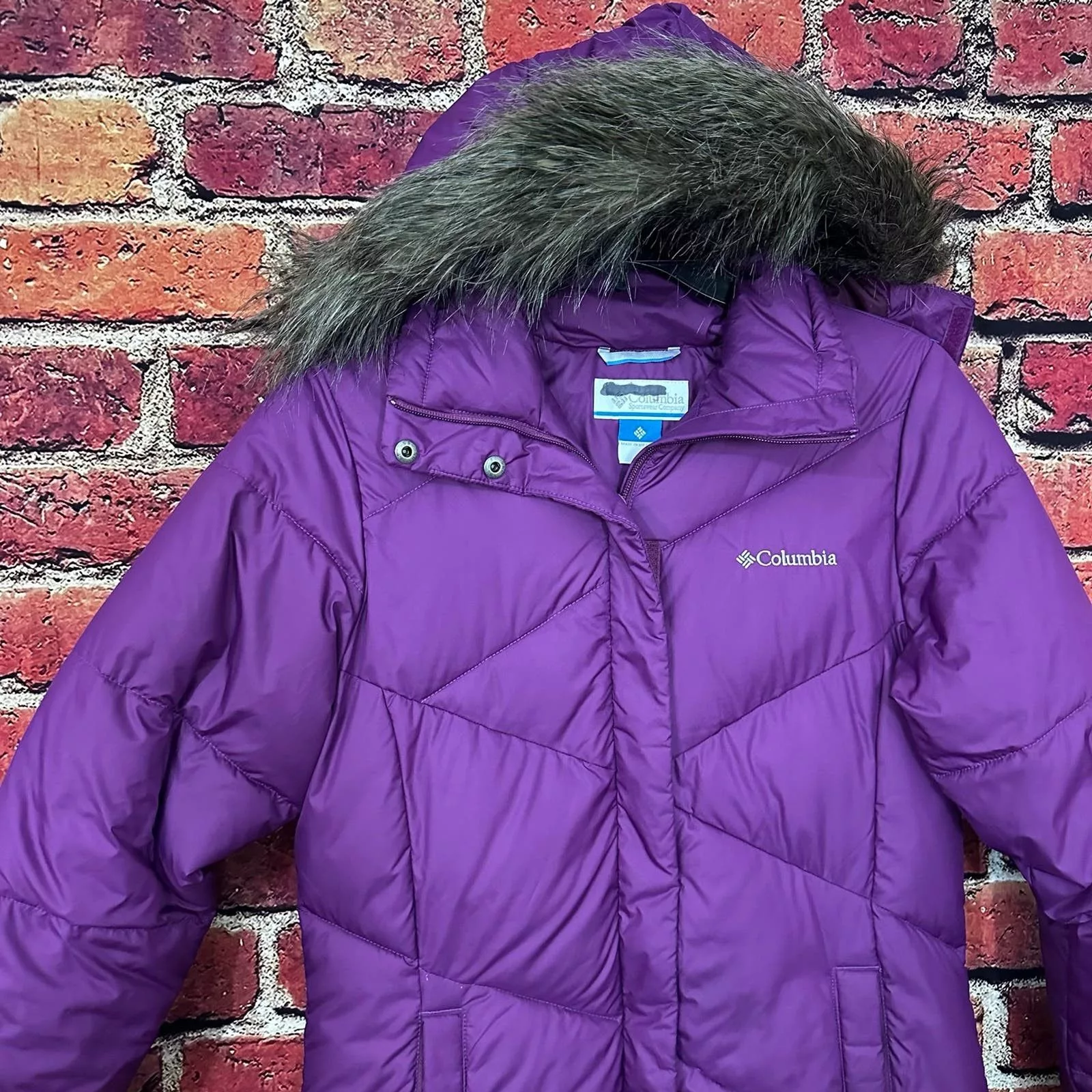 Columbia Jackets Columbia puffer jacket Purple