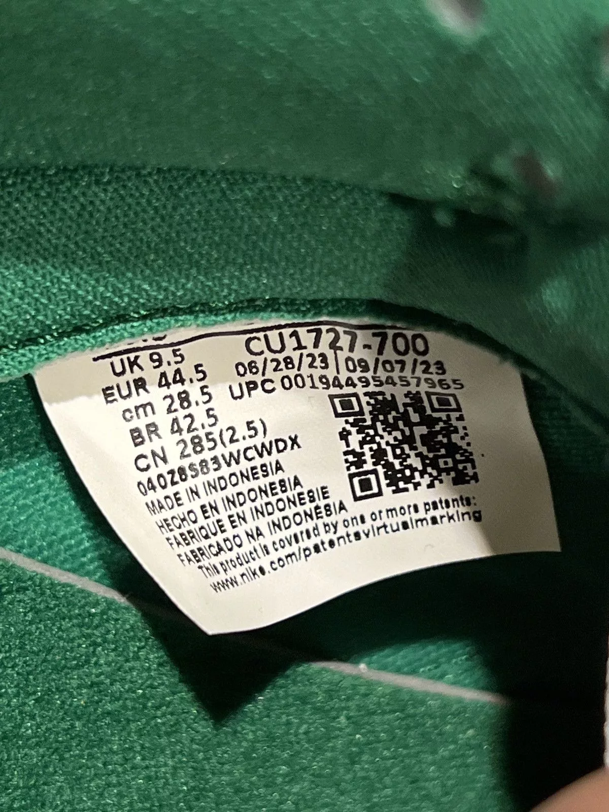 Nike Low Top Sneakers Nike Dunk Low SP - “Brazil” Green