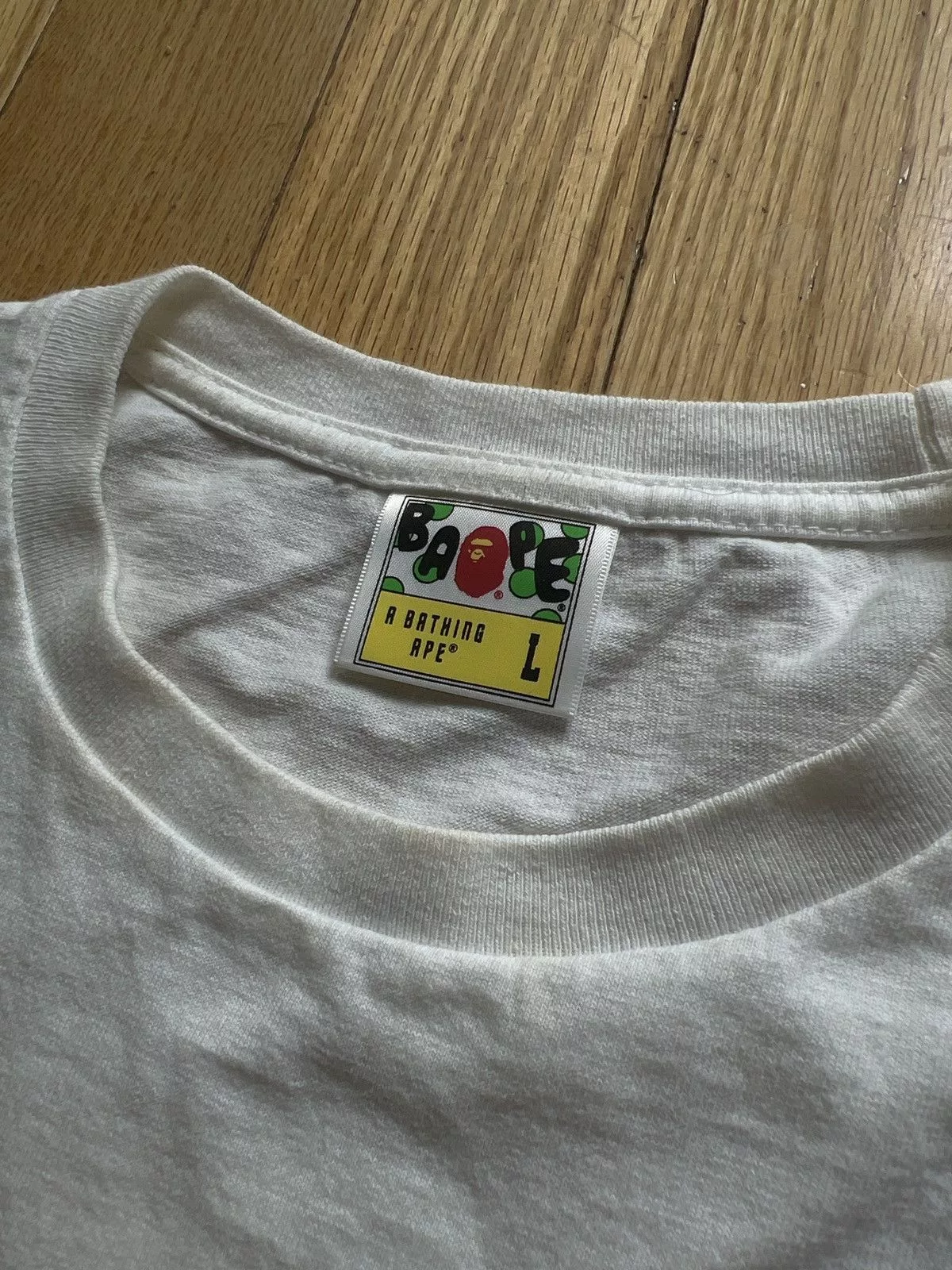 Bape Short Sleeve T Shirts Bape tee White