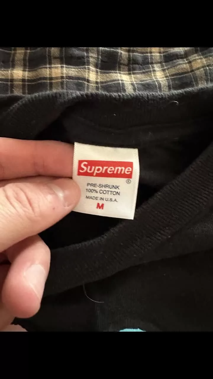 Supreme Short Sleeve T Shirts Supreme Bite Tee Black