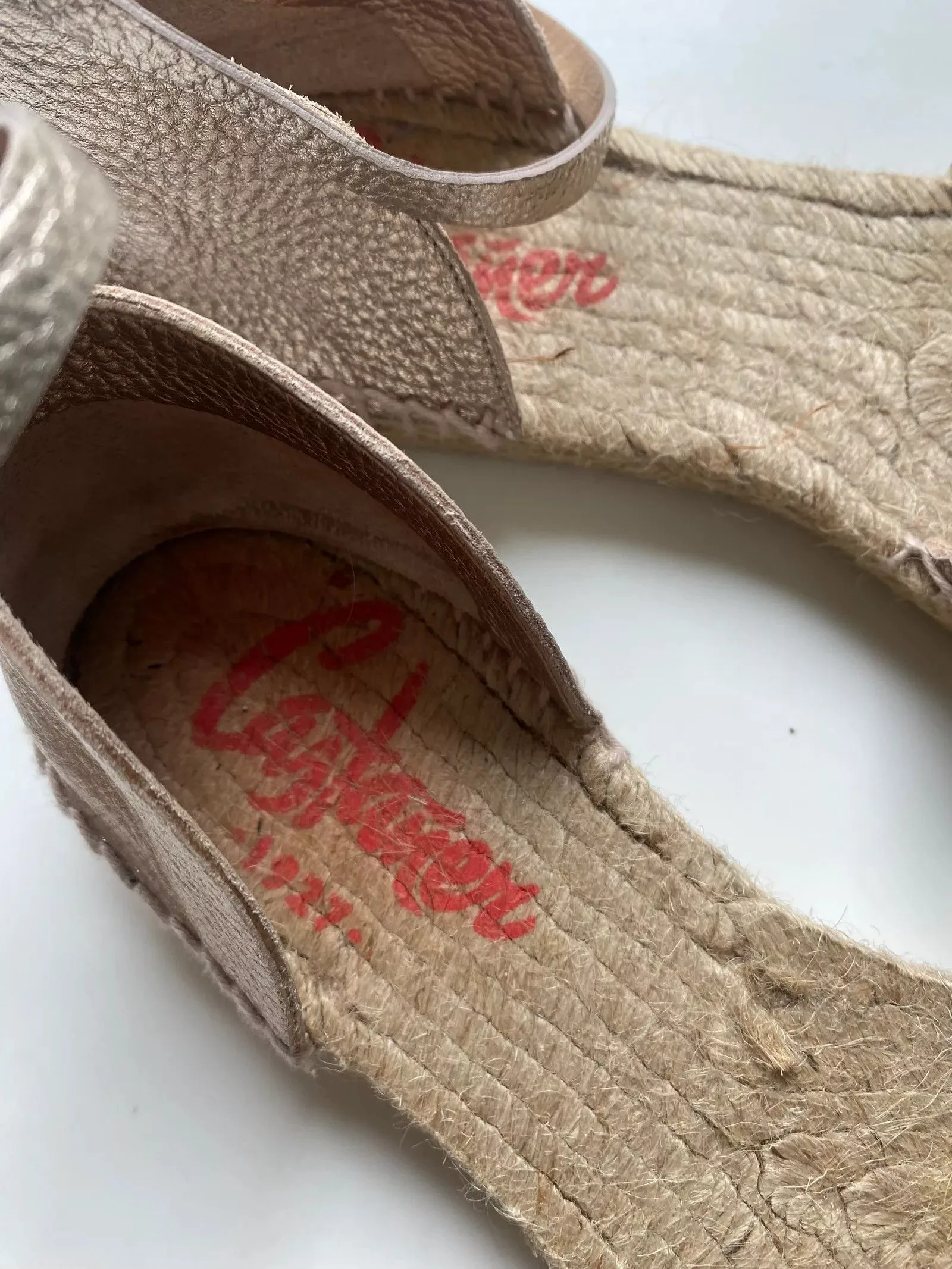 Castaner Sandals Gold