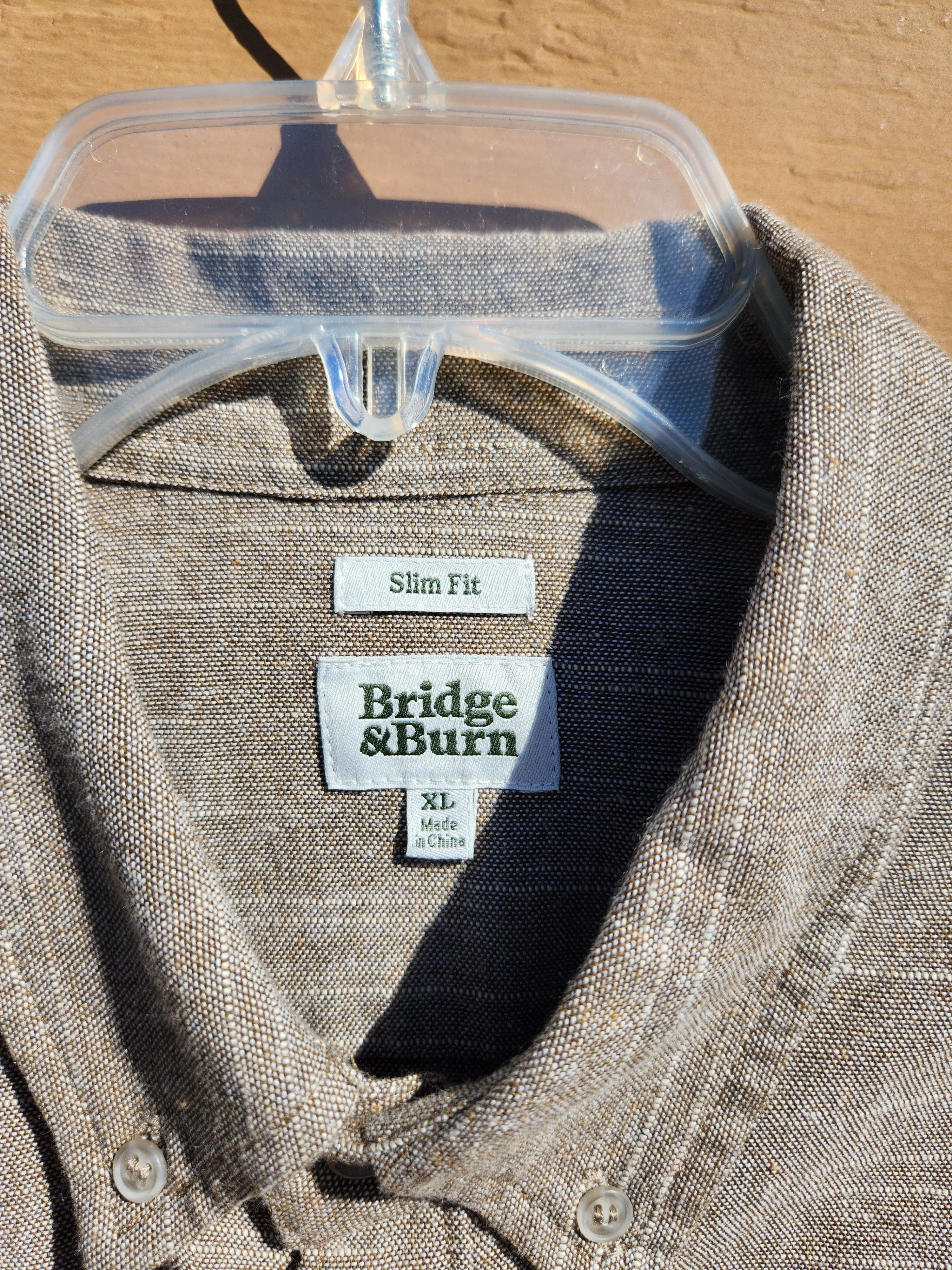 Bridge & Burn Shirts Button Ups Bridge & Burn Bridge and Burn linen blend Multi