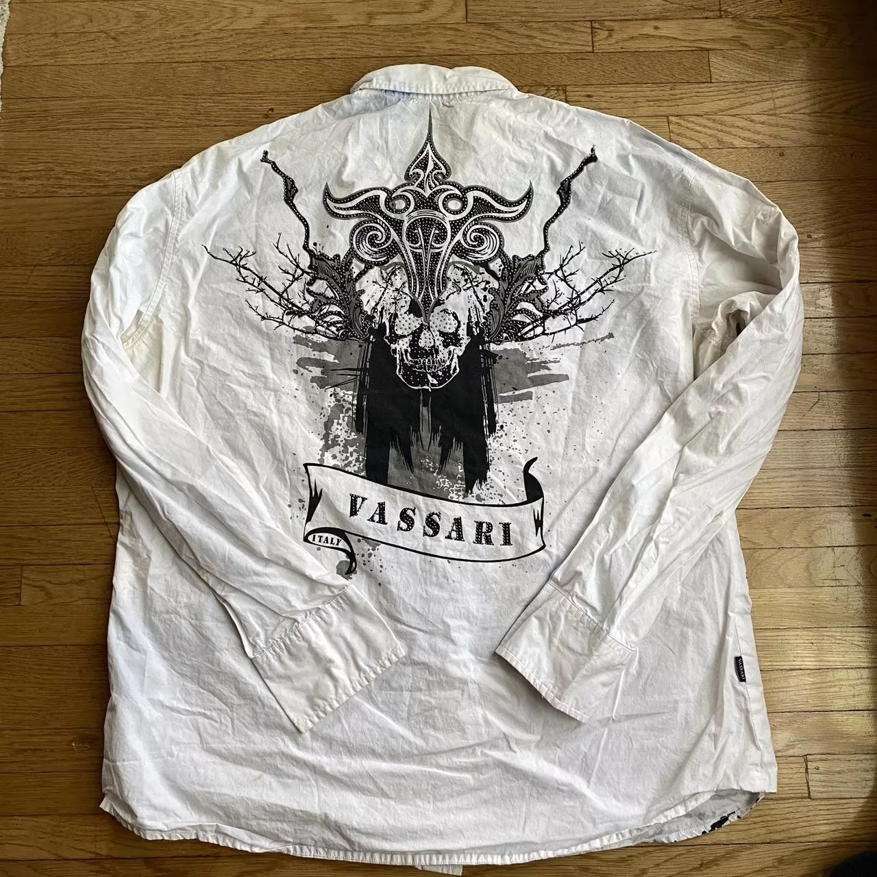 Other Shirts Button Ups Other Vassari Graphic Button down White