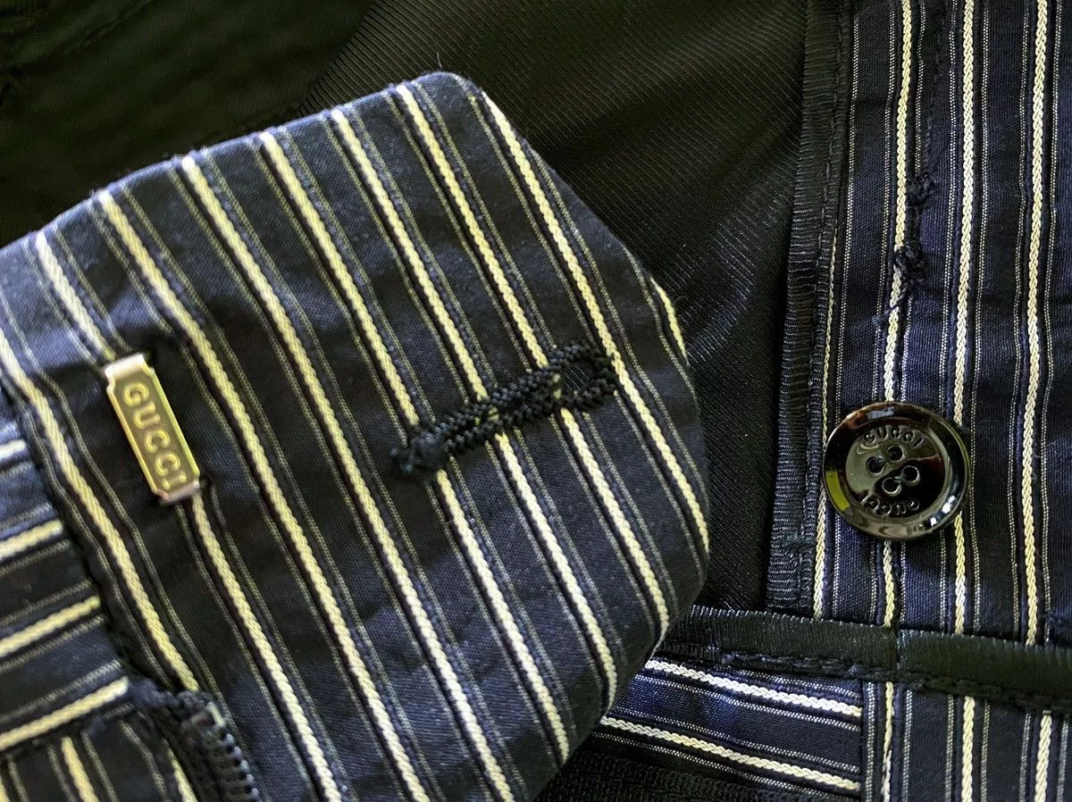 Gucci Pants SS2009 Gucci Striped Pants Blue